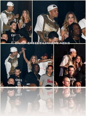 Chris Brown Keisha Kimball Playhouse  nightclub photo