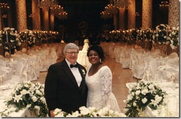 Roger and Chaz Ebert wedding