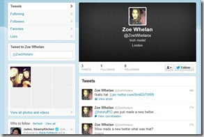 Zoe Whelan fake twitter