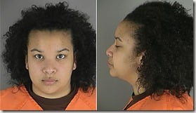 Montia Maria Parker Hopkins High school cheerleader_Mugshot