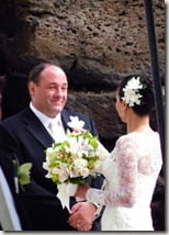 james_gandolfini_Deborah_Lin_wedding_picture