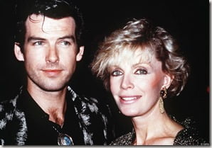 Cassandra Harris Pierce Brosnan