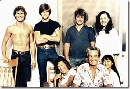 Patsy Swayzwe Patrick Swayze mother family photo