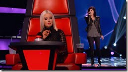 Briana Cuoco the voice audition pic