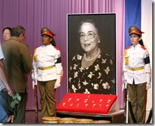 Vilma Espin Raul Castro wife-picture