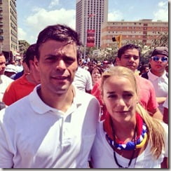 Leopoldo Lopez wife Lilian Tintori pictures