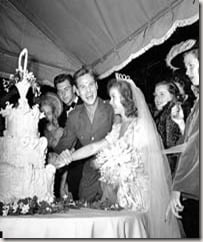 Shirley Temple John Agar wedding pic