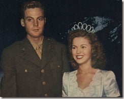 Shirley Temple John Agar wedding picture