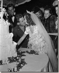 Shirley Temple John Agar wedding pictures