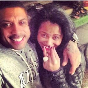 Benzino girlfriend Althea Heart engagement ring pic