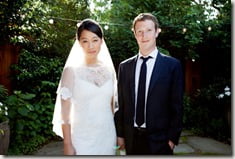 Mark Zuckerberg Priscilla Chan wedding photos