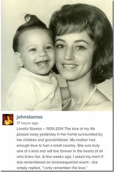 Loretta Stamos John Stamos instagram