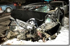 Bob Simon Car crash picture