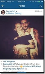 Lauren Richardson Zayn Malik pictures