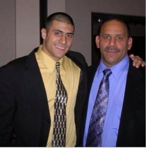 Former New England Patriots player Aaron Hernandez is the son of Terri Hernandez and the late Dennis Hernandez @feedsta