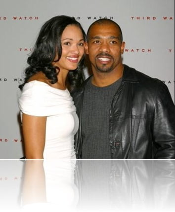 Michael Beach wife Elisha Wilson Beach pic