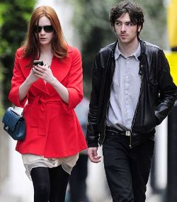 Who is Karen Gillan's boyfriend?