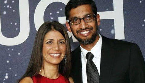 Google’s Sundar Pichai’s Wife Anjali Pichai