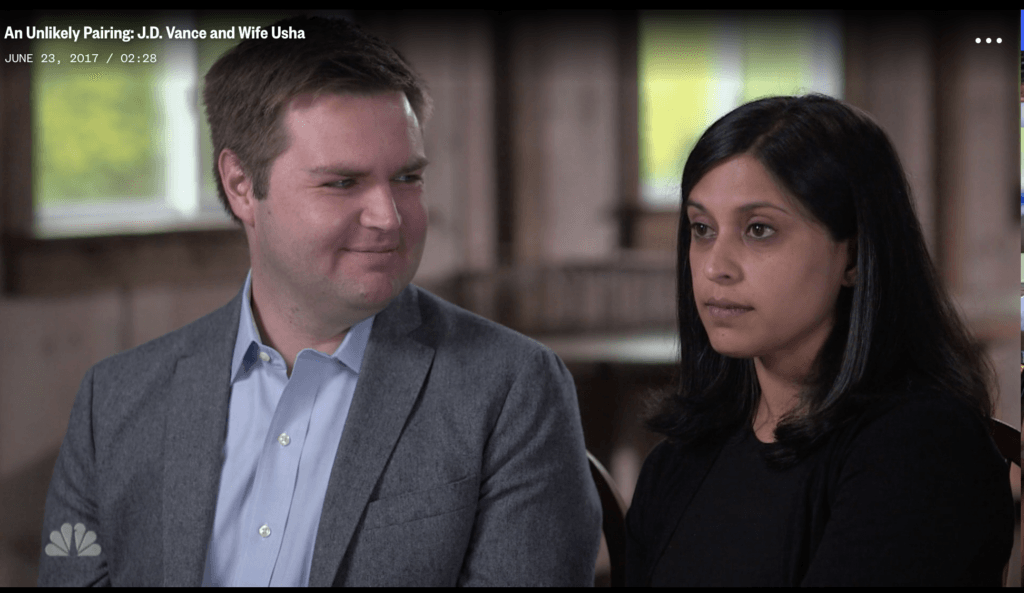 JD Vance Wife Usha Vance